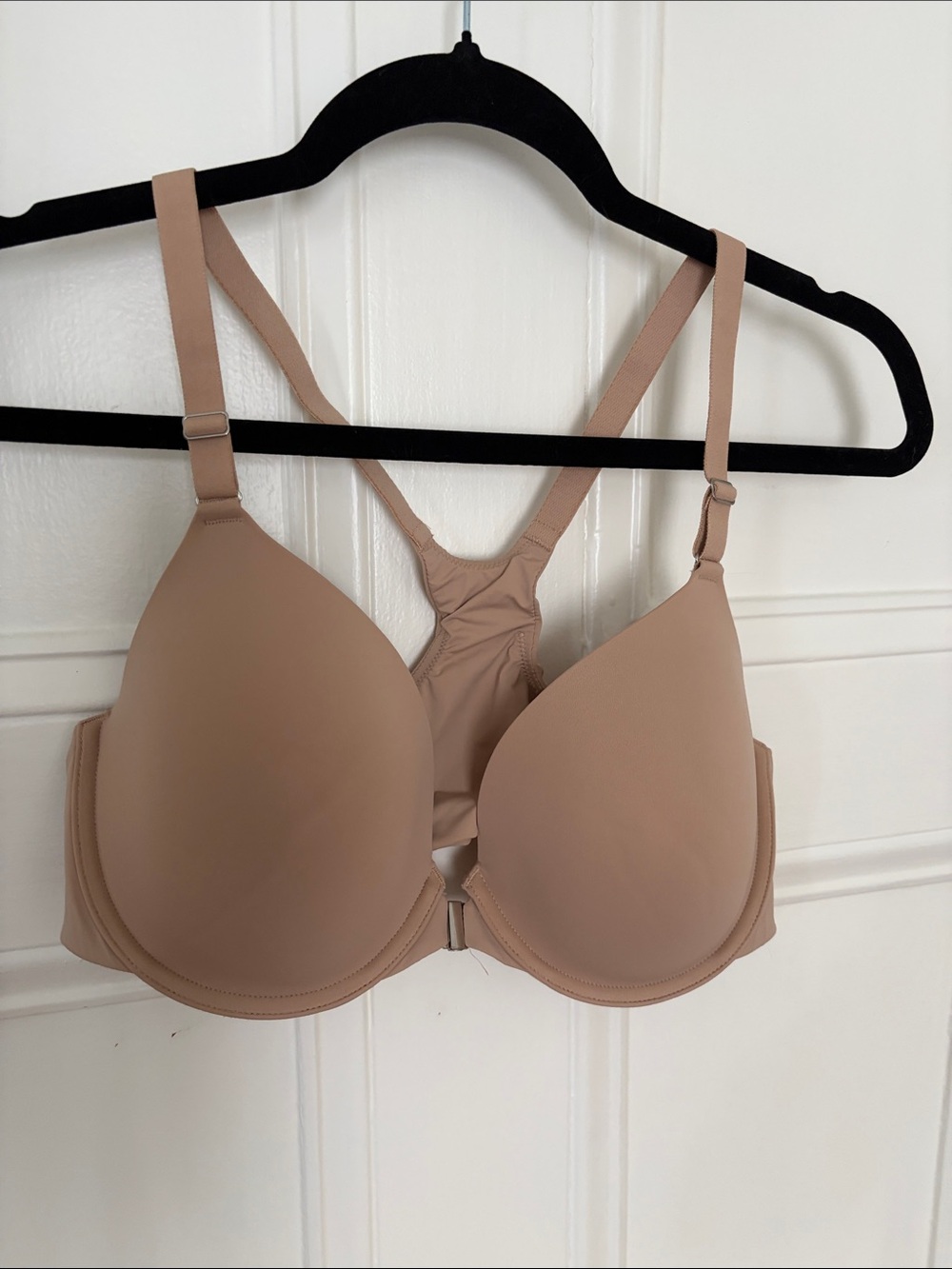 Soma Memorable Full Coverage Front Closure Racerback Bra in Tan 38C - Picture 7 of 8